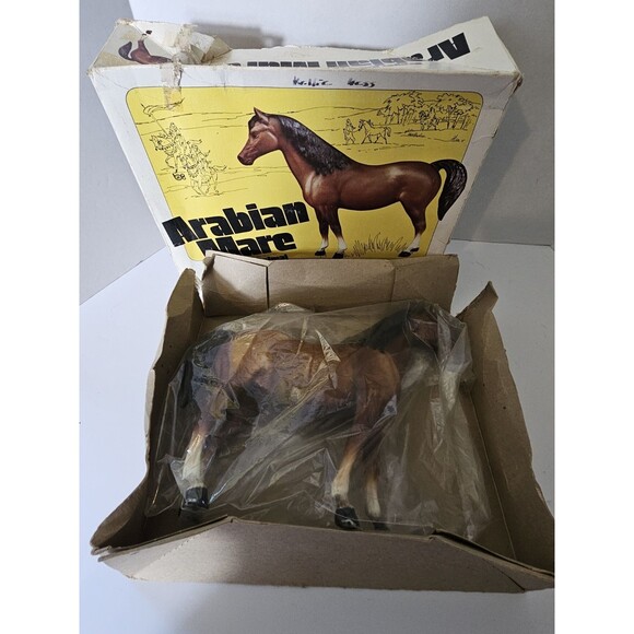 Vintage Breyer Family Arabian Mare Sheba #14 Model Horse Matte With Original Box - Picture 11 of 11